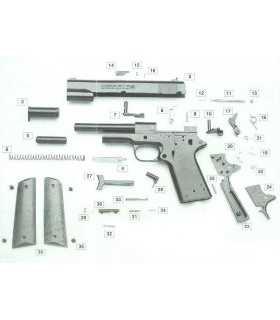 Ricambi in Kit per pistola a salve automatic Bruni 96 calibro 8 mm