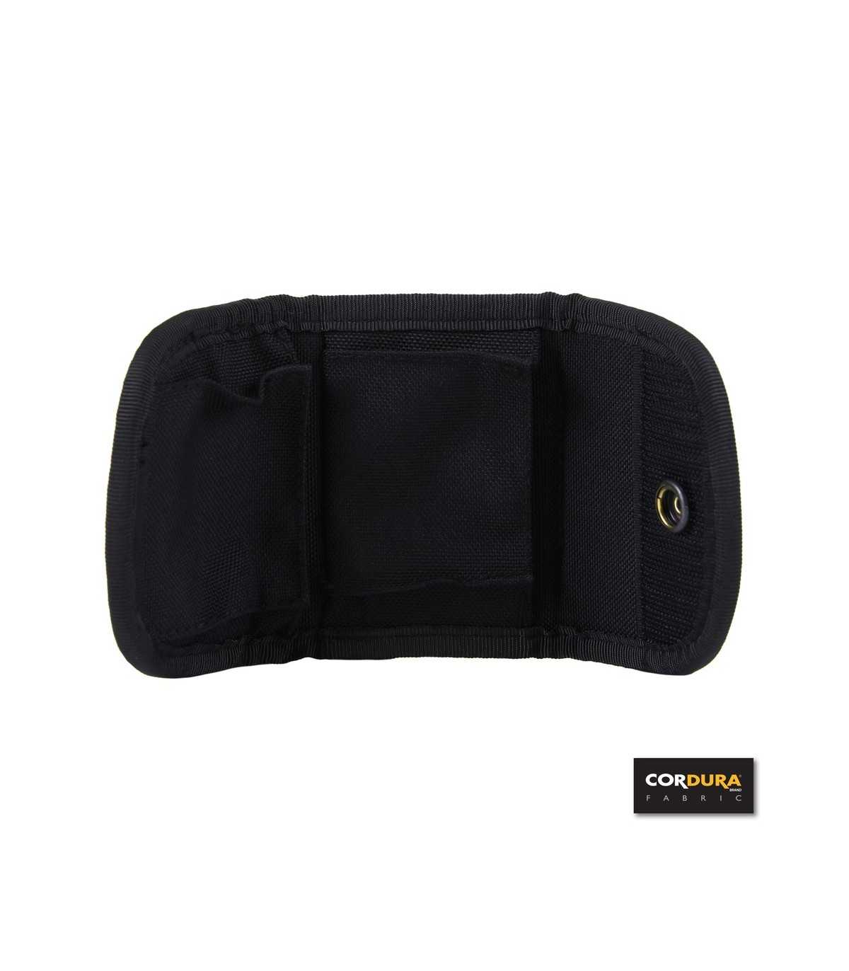 Tasca porta guanti in lattice in cordura da cinturone cintura Colore Nero