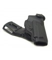 Professional Duty Holster in Injected Polymer with 5 retention levels