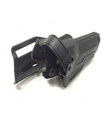 Professional Duty Holster in Injected Polymer with 5 retention levels