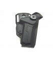 Professional Duty Holster in Injected Polymer with 5 retention levels